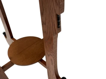 Art Deco Amsterdamse School Oak Side Table, 1920s